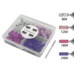 4 Grits Mini Sand Bands-60pcs