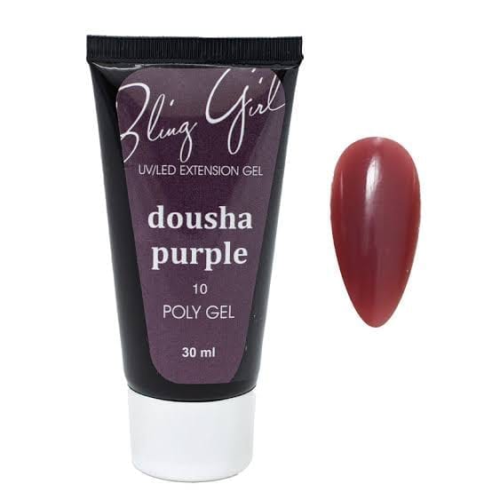 Dousha Purple Bling Girl 30ml Poly Gel-Dousha Purple