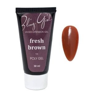 Bling Girl 30ml Poly Gel-Fresh Brown