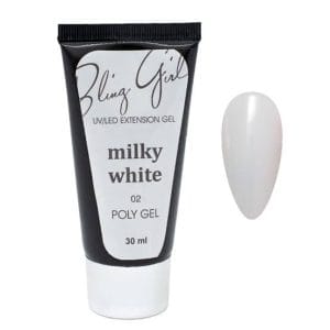 Bling Girl 30ml Poly Gel-Milky White