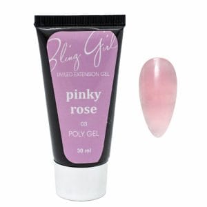 Bling Girl 30ml Poly Gel-Pinky Rose