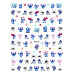 Nail Sticker-Me348-Lilo And Stitch