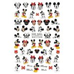 Nail Sticker-223-Micky and Minnie Mouse