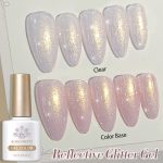 Born Pretty 10ml Dream Pink Aurora Soak Off UV Gel - Image 2