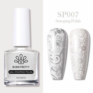 BORN PRETTY 10ml Stamping Polish - Silver