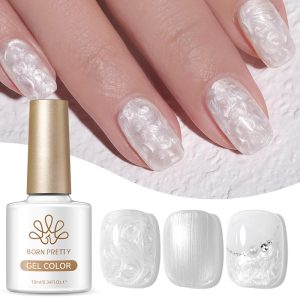 Specification: Brand:BORN PRETTY Type: Gel Polish Color：As the picture shown Quantity: 1 Bottle Capacity: 10 ml Long Period: About 30 Days Suitable Lamp: UV Lamp or LED Lamp Package Contents: BORN PRETTY 1 Bottle 10 ml Pearl White Thread Gel ultra Shine Soak Off UV Gel Nail Art Varnish. Feature: It is made of healthy, environmental, friendly, no poisonous, pungent chemical materials. It is quick-drying with any UV Light. This nail gel polish is easy to apply and soak off. Allow you for professional or home nail art design. A professional Nail Art Gift for yourself or your girlfriend. Professional usage: Step 1.Clean Nails then polish nail surface as normal manicures process. Step 2.Fully shake up the gel polish, it can make the gel polish color balanced. (Important). Step 3.Apply Base gel first,which can make polish lasting longer, cure with UV lamp or LED lamp. (Necessary). Step 4.Apply first layer Cat Magnetic Gel,and use magnetic stick push the shape you want,then cure it. Step 5.Apply second layer Cat Magnetic Gel and use magnetic stick push the shape again,then cure in 60s. Step 6.Apply with super top coat,cured by UV lamp or LED lamp cure in 60-120s. Remove Our UV Gel Nail Polish Step: • Soak nails in a glass bowl filled with a small amount of acetone, or wrap each nail in cotton pad soaked with acetone for around 5 to 10 minutes. • Product will start to become soft and you can gently file it away or slide it off using a small wooden stick. Warm Reminder: 1.NOTICE: Please avoid contact with skin.In case of accident or if you feel unwell, seek medical advice immediately.(show the label whenever possible) BORN PRETTY 10ml Pearl White Thread Gel