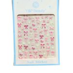 Nail Sticker - 1400 Pink Bows