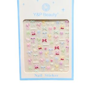 Nail Sticker - 1400 Mixed Colour Bows
