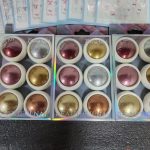 Bling Girl 6pcs Chrome Powder red and gold