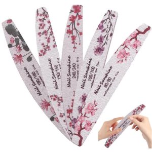 Cherry Blossom Half-moon Nail File 240/240 1pc