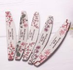 Cherry Blossom Half-moon Nail File 240/240 1pc - Image 2