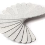 Banana Shape Grey Nail File 1pc