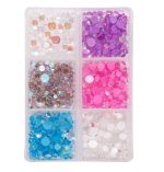 6 Grid Nail Art Rhinestones - Mermaid 01
