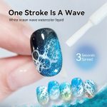 Born Pretty 10ml Bubble Lace Design White Ocean Wave Watercolor Liquid for Nail Art - Image 3