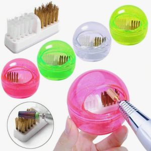 Drill Bit Cleaning Brush in Plastic holder