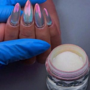 Powder Nail Pigment - Holographic Donut Effect