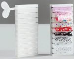 Nail Transfer Foil Storage Box, Heart Handle