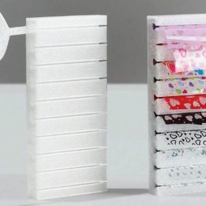 Nail Transfer Foil Storage Box, Heart Handle