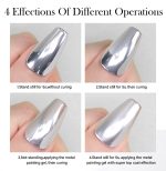 Born Pretty 5g Metal Painting gel - Super Shine Silver - Image 2