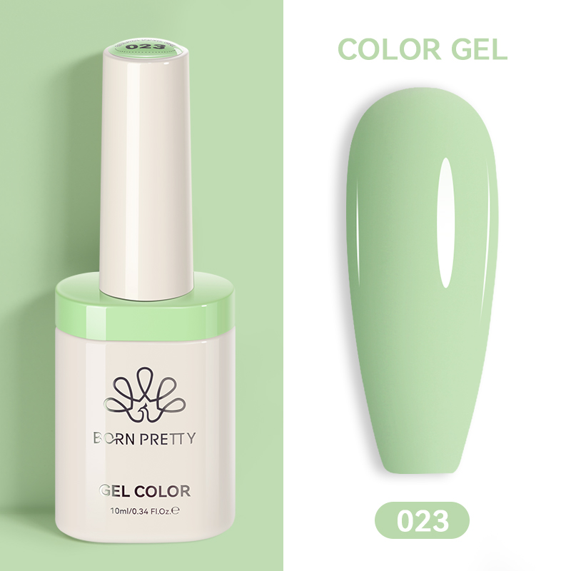 Born Pretty Pro Terra 023 green gel polish 10ml