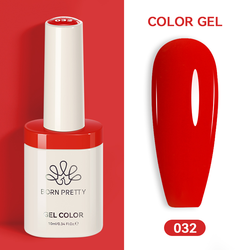 Born Pretty Pro Terra 032 red gel polish 10ml