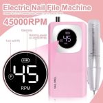 Rechargeable Nail Drill V4 - Pink - Image 2