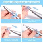 Rechargeable Nail Drill V4 - White - Image 4