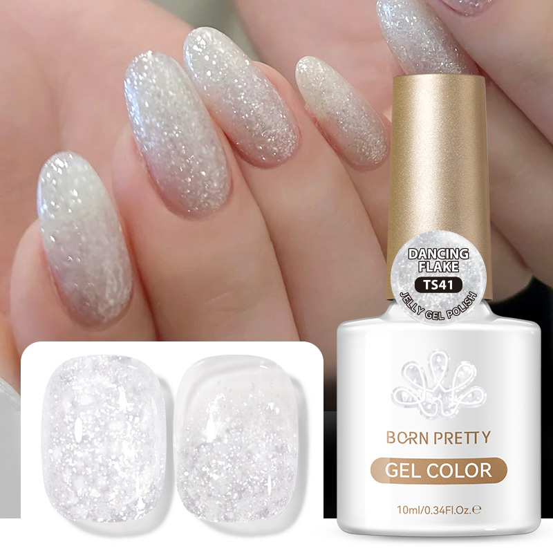 BORN PRETTY 10ml Dancing Flake Jelly Gel Polish TS41