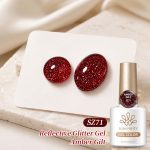 BORN PRETTY 10ml Amber Gilt Reflective Glitter Gel