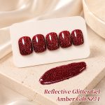 BORN PRETTY 10ml Amber Gilt Reflective Glitter Gel - Image 4